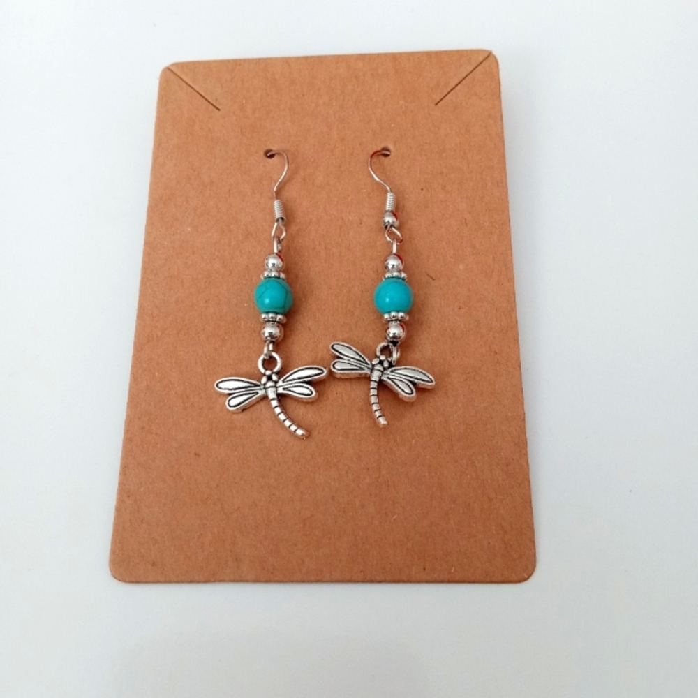 Fashion Jewelry Dragonfly Dangle Earrings